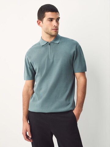 Tricou de la Next pe albastru: față