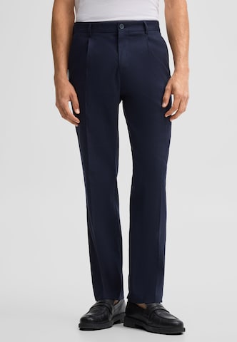 Regular Pantalon à plis 'Tomeo' STRELLSON en bleu : devant