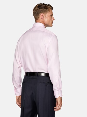 Coupe slim Chemise Boggi Milano en rose