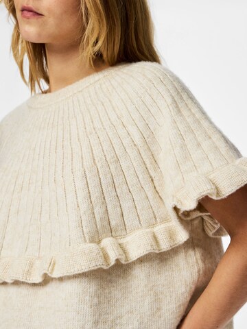 Pullover 'PCBEI' di PIECES in bianco