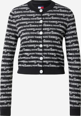 Veste de survêtement Tommy Jeans en noir : devant