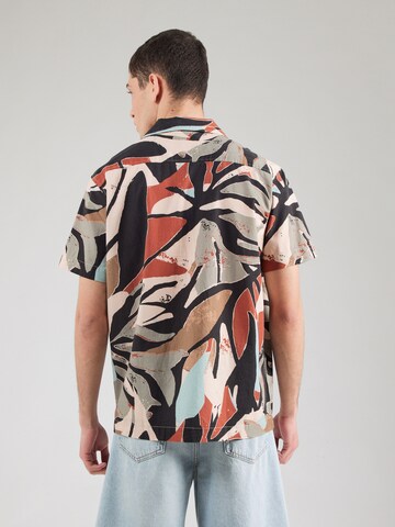 Kronstadt - Ajuste regular Camisa 'Cosimo' en Mezcla de colores