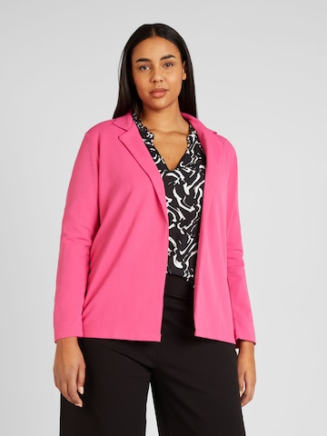 ONLY Carmakoma Blazers 'SANIA' in Roze: voorkant