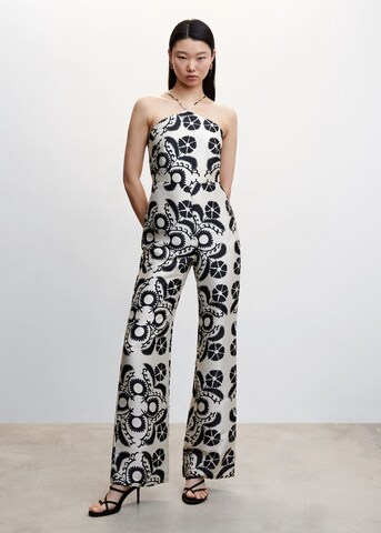 MANGO Jumpsuit 'Tulum' in Wit: voorkant