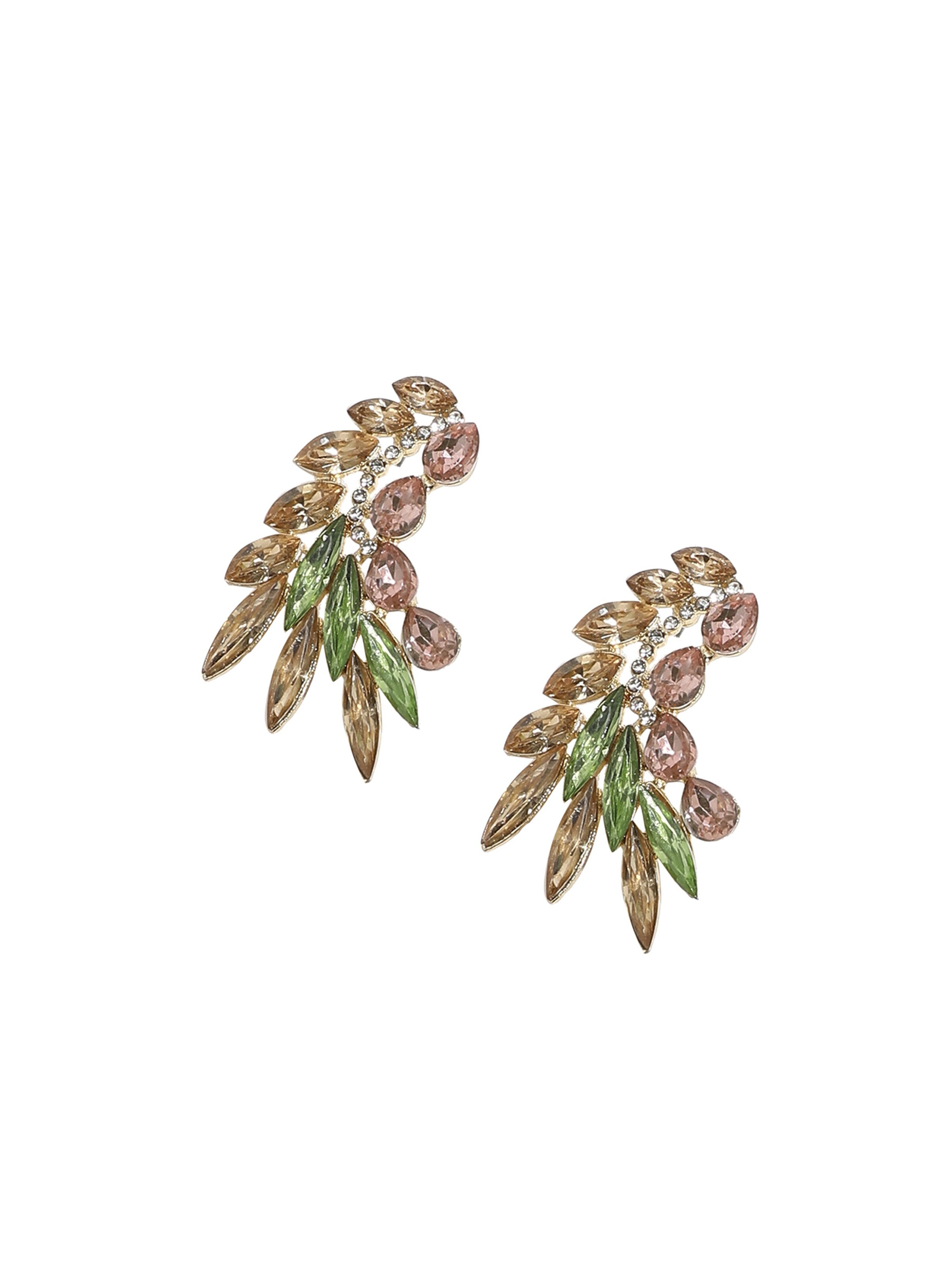 SOHI Обеци ' Bailee ' в пъстро: отпред