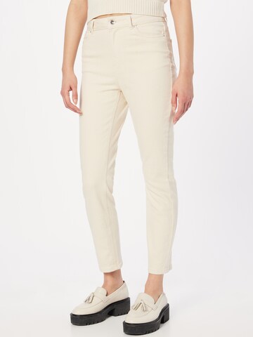 VERO MODA Regular Jeans 'BRENDA' in Beige: voorkant