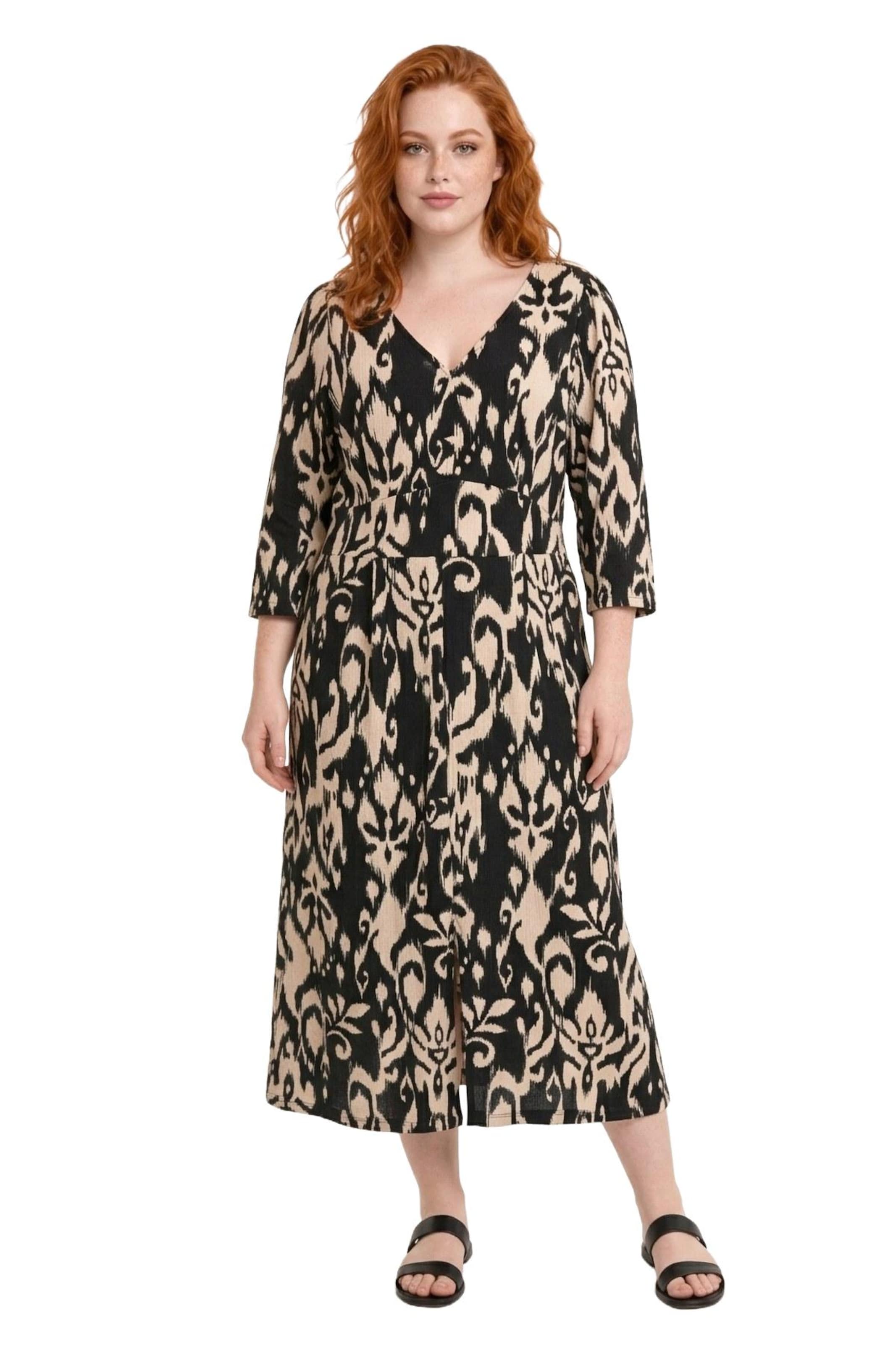 Shape Of You Kleid in Schwarz: Vorderseite