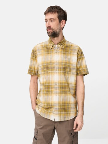 CAMEL ACTIVE Regular Fit Hemd in Gelb: Vorderseite