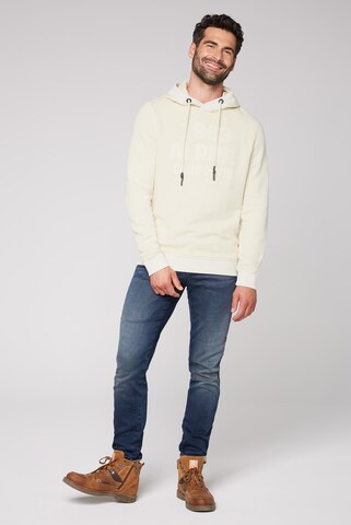 CAMP DAVID Sweatshirt i beige