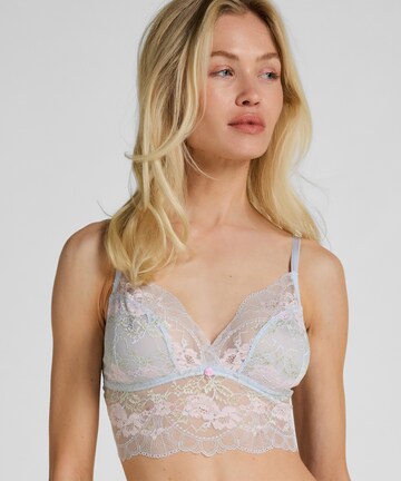 Hunkemöller Bustier BH 'Miri' in Blau: Vorderseite