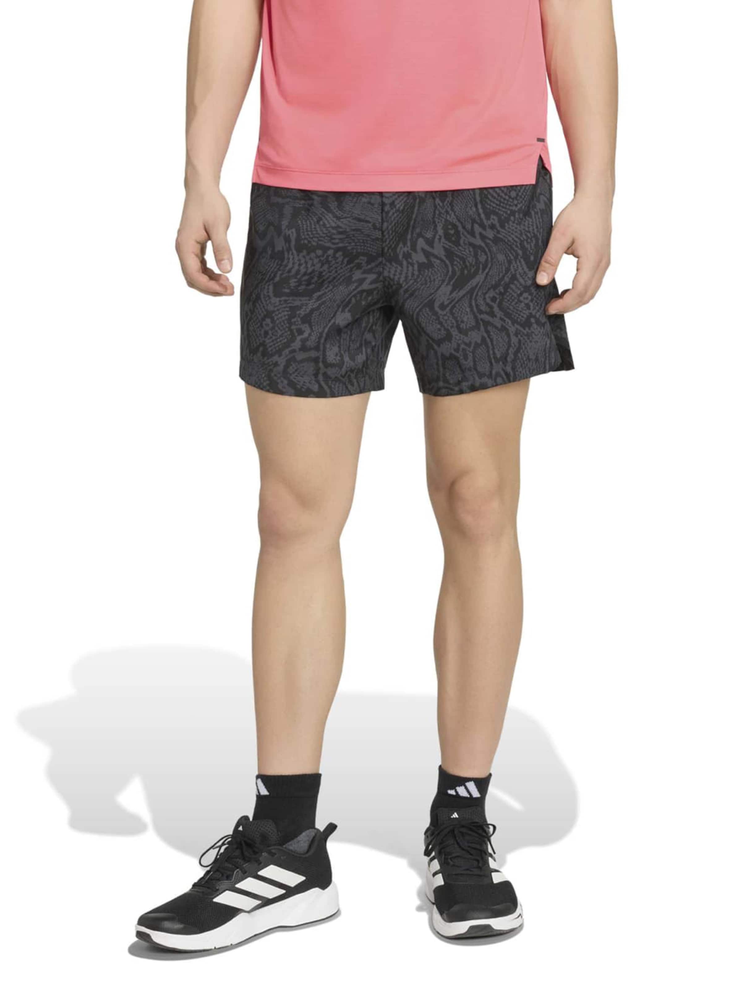 ADIDAS PERFORMANCE Regular Sportbroek 'D4T PrimeLift' in Zwart: voorkant