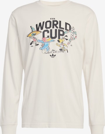 ADIDAS PERFORMANCE Performance shirt 'Fifa WM 26™ Maskottchen' in White: front