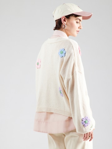 OH APRIL - Casaco de malha 'Harriet' em branco