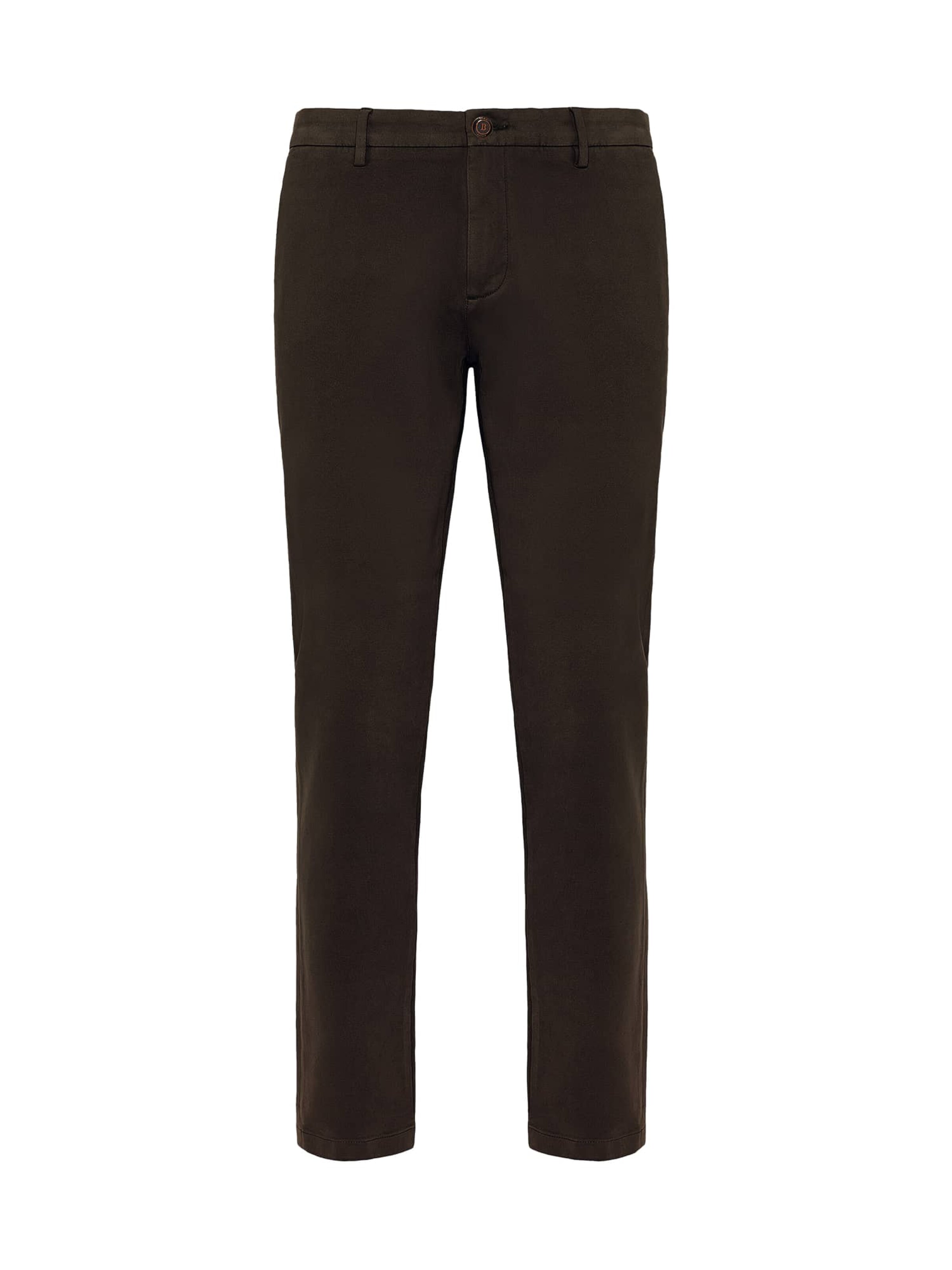 Boggi Milano Trousers in Brown: front