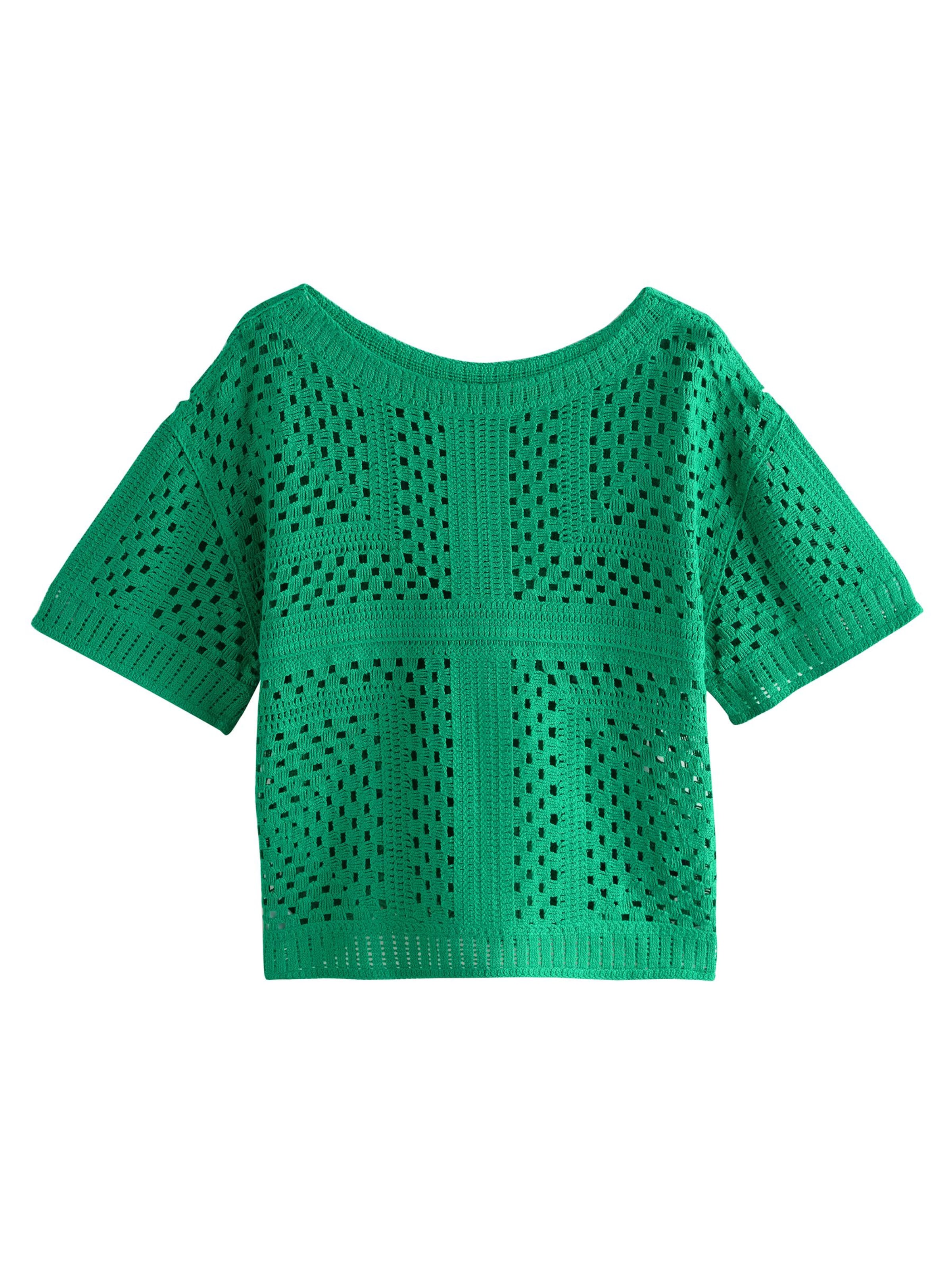 Next Pulover | zelena barva, Prikaz izdelka