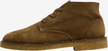 Chukka Boots 'SLHRicco' SELECTED en marron : devant