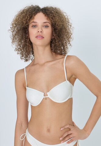 LSCN by LASCANA Bikini zgornji del | bež barva