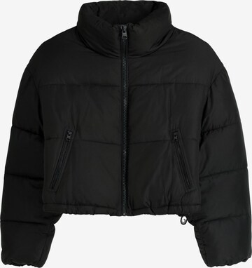 Bershka Between-season jacket in Black: front