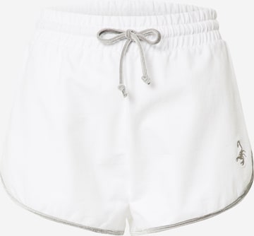 VIERVIER Regular Pants 'Annabelle' in White: front