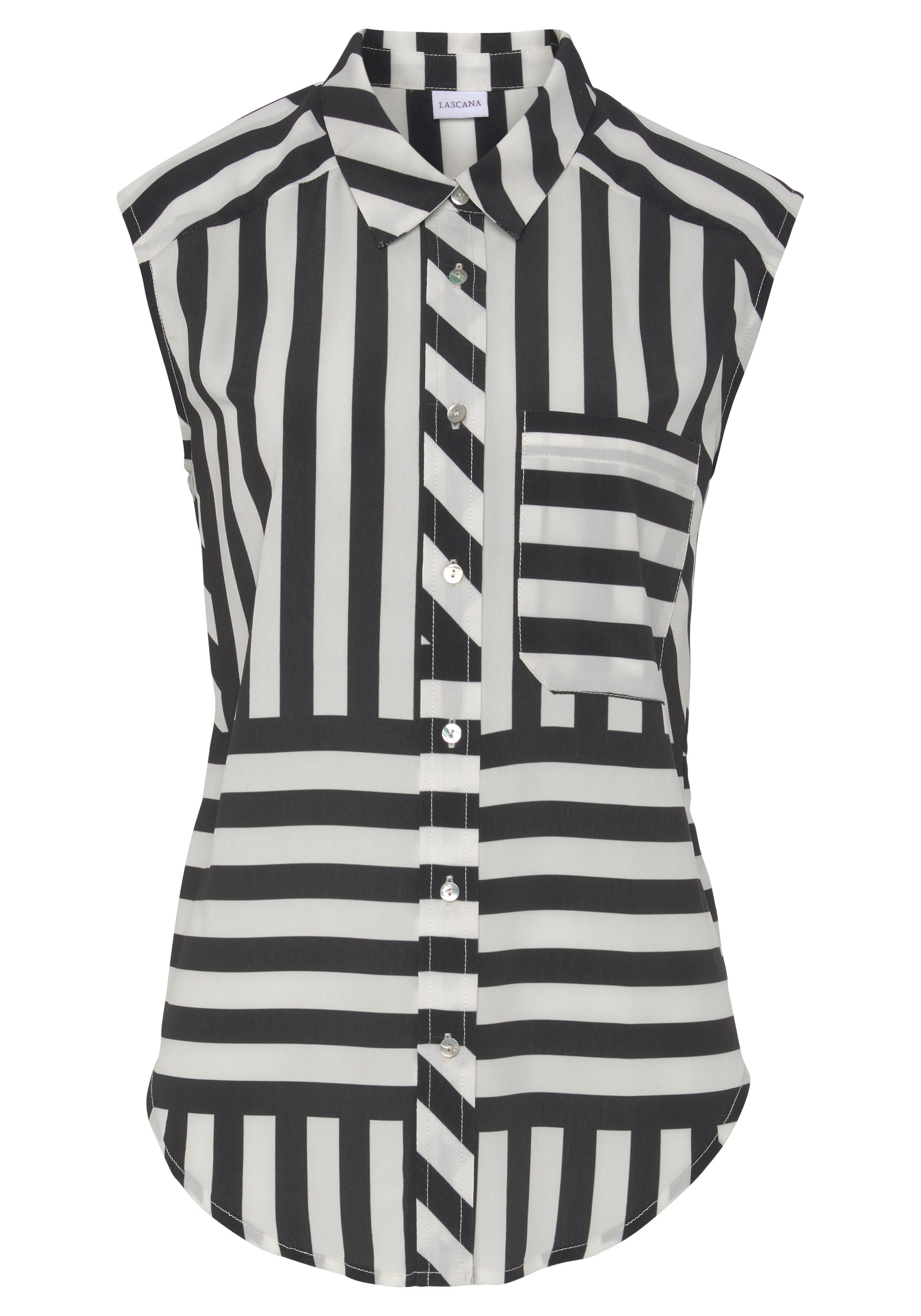 LASCANA Blúzka - Zmiešané farby: predná strana