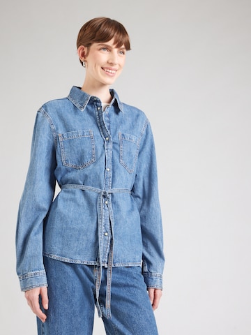 ONLY Bluse 'ONLKOKO' in Blau: Vorderseite