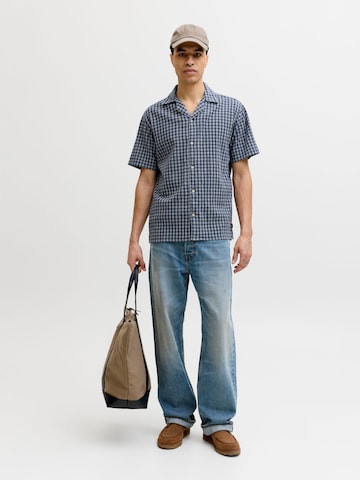 JACK & JONES Regular Fit Hemd in Blau
