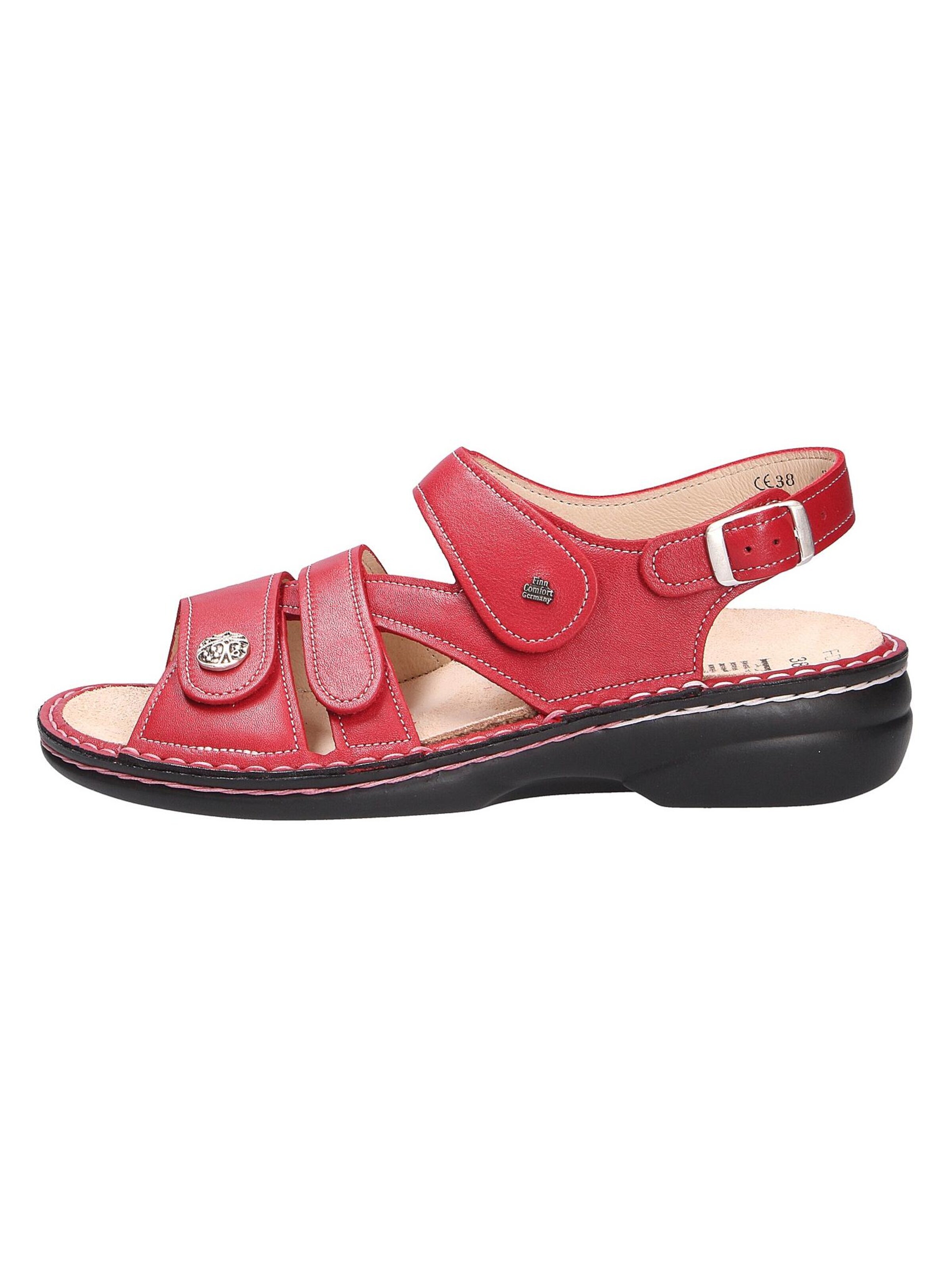 Finn Comfort Sandals 'Gomera' in Red