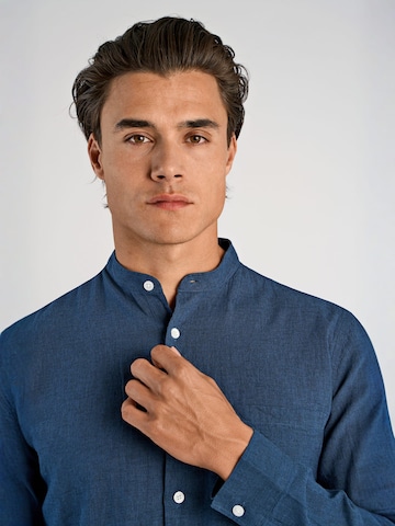 Lindbergh Slim Fit Hemd‌‌‌‌‌ in Blau