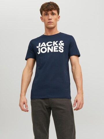 JACK & JONES Särk, värv sinine: eest vaates