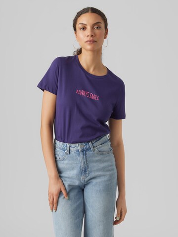 VERO MODA - Camiseta 'NUI FRANCIS' en azul