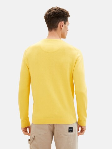 TOM TAILOR Pullover i gul