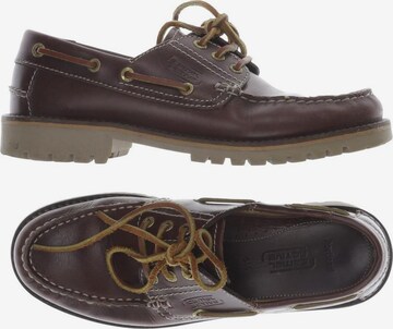 CAMEL ACTIVE Flats & Loafers in 40 in Brown: front