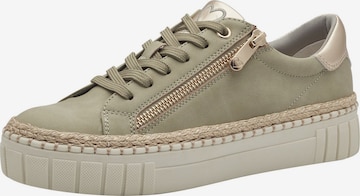 Baskets basses MARCO TOZZI en vert : devant