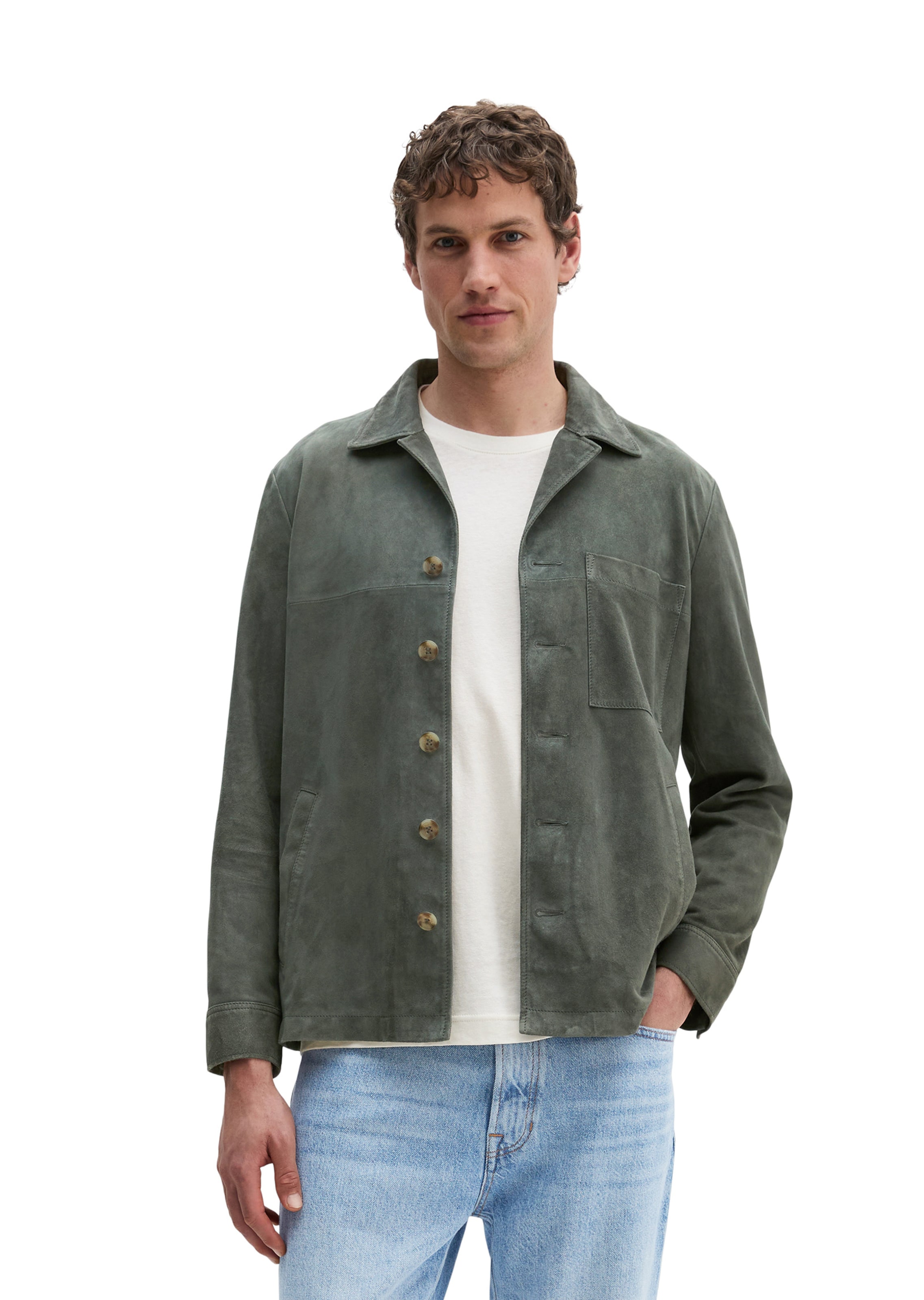 Marc O'Polo Between-Season Jacket in Grey: front
