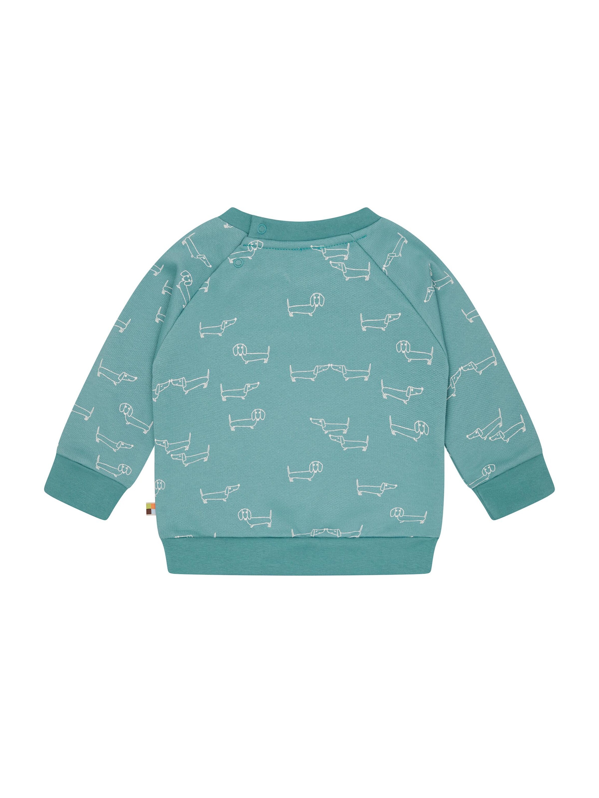 loud + proud Pullover 'Dackel'‌‌‌‌‌‌ in Grün