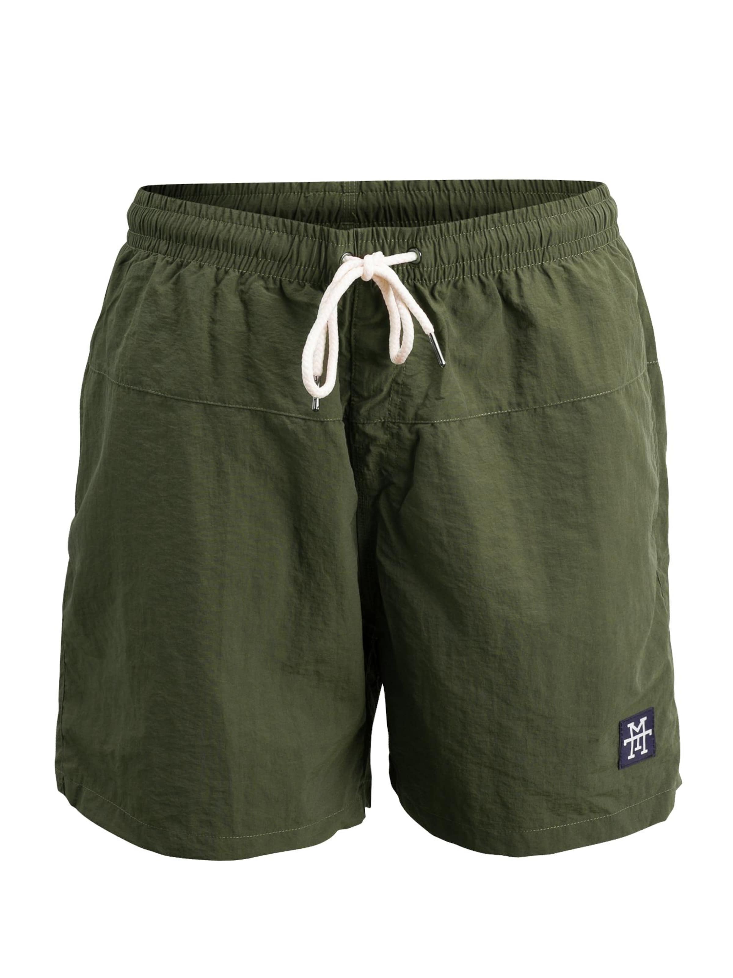 Manufaktur13 Badeshorts 'Swim Shorts'‌‌‌‌‌ in Grün: Vorderseite