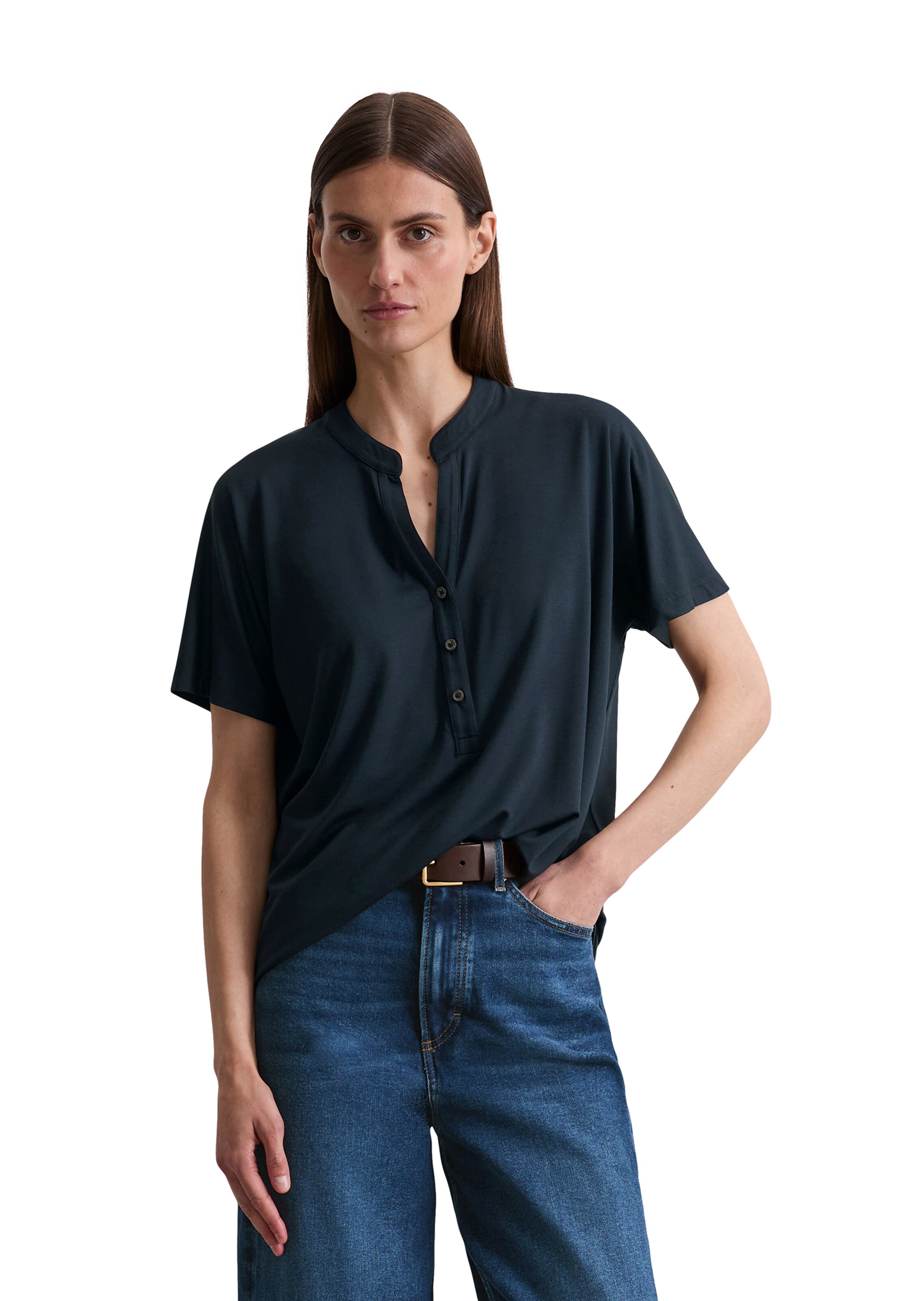 Marc O'Polo Blouse in Blue: front