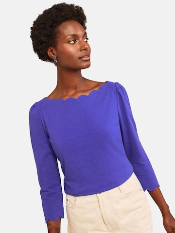 T-shirt love & roses en violet : devant