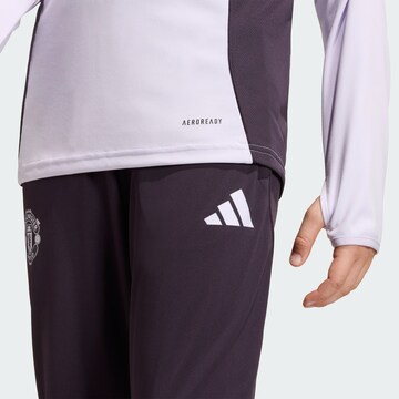 ADIDAS PERFORMANCE Slim fit Sports trousers 'Manchester United Tiro 25 Competition' in Purple