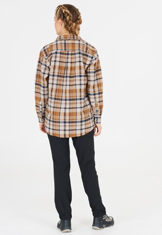 Whistler Athletic Button Up Shirt 'Wolfhard' in Brown