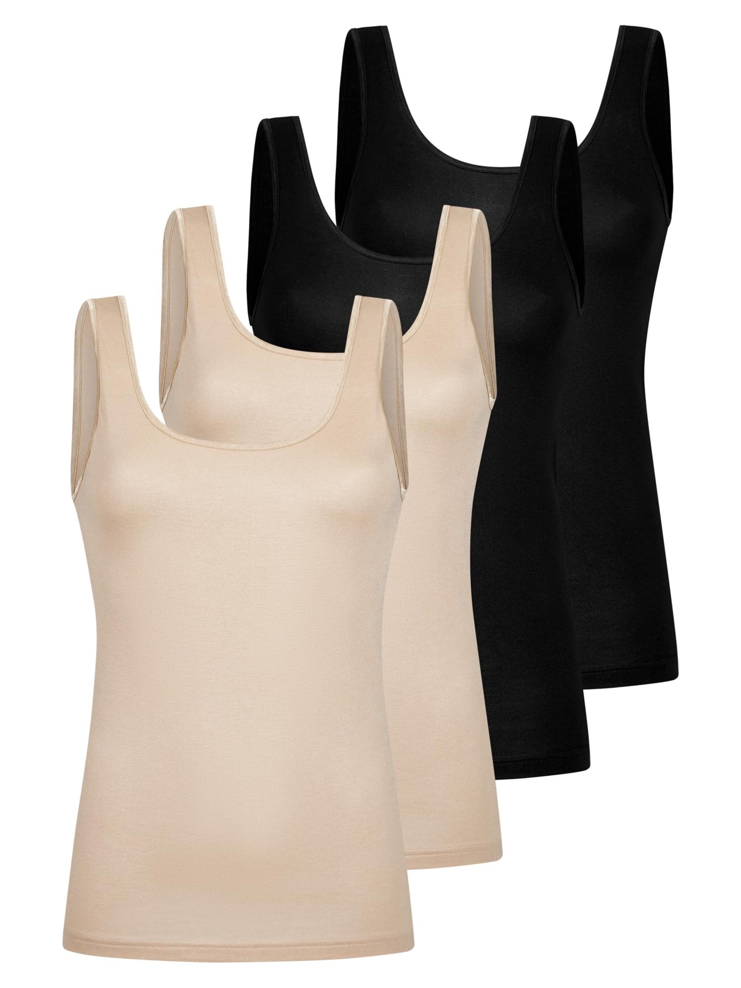 Nina von C. Onderhemd 'Motion' in Beige: voorkant
