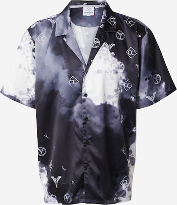 juoda Carlo Colucci Patogus modelis Marškiniai: priekis