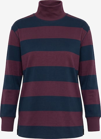 Ulla Popken Sweatshirt in Blau: Vorderseite