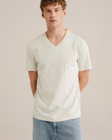 WE Fashion Shirt in Beige: voorkant