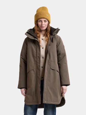 Didriksons Winterjacke 'LILIAN' in Braun: Vorderseite