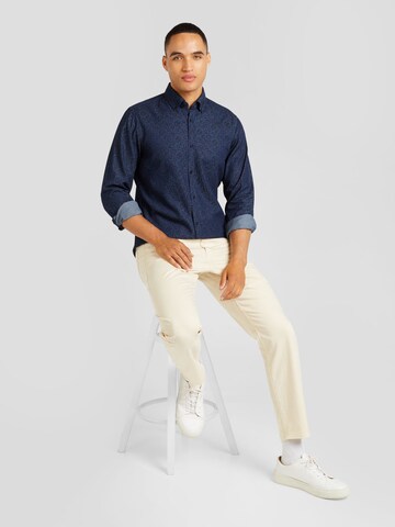 JOOP! Jeans Regular Fit Hemd 'Heli' in Blau