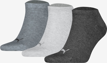 Chaussettes de sport PUMA en gris : devant