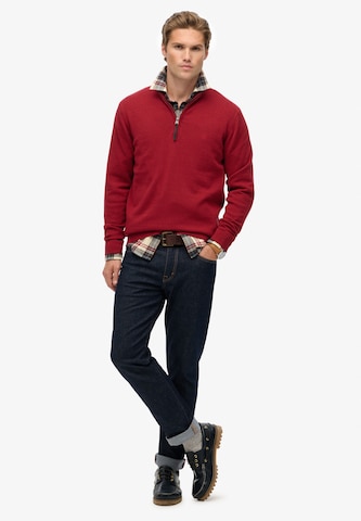 Pull-over 'Essentials' Superdry en rouge