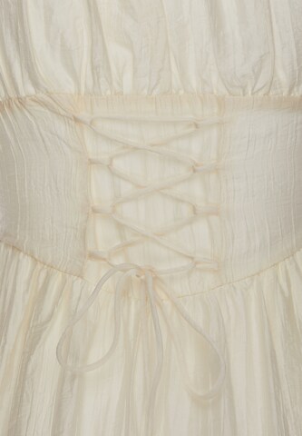 IZIA Summer Dress 'Boho' in Beige