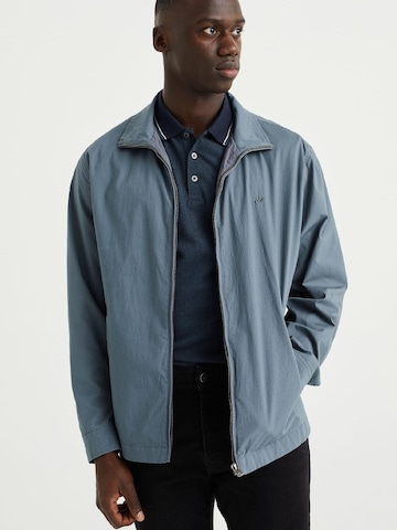 Veste mi-saison WE Fashion en bleu : devant